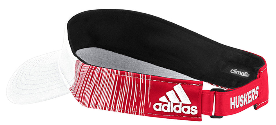 Adidas 2018 Nebraska Coaches Sideline Visor - White