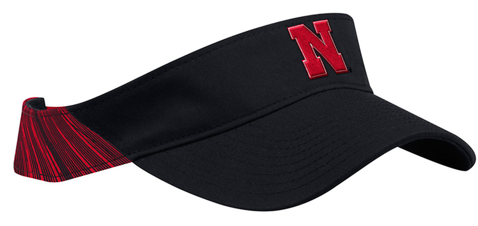 Adidas 2018 Nebraska Coaches Sideline Visor - Black