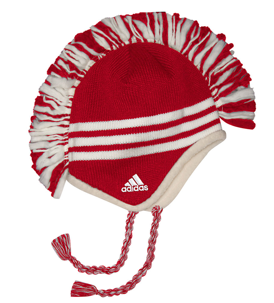 Adidas Husker Mohawk Tasseled Sherpa Hat