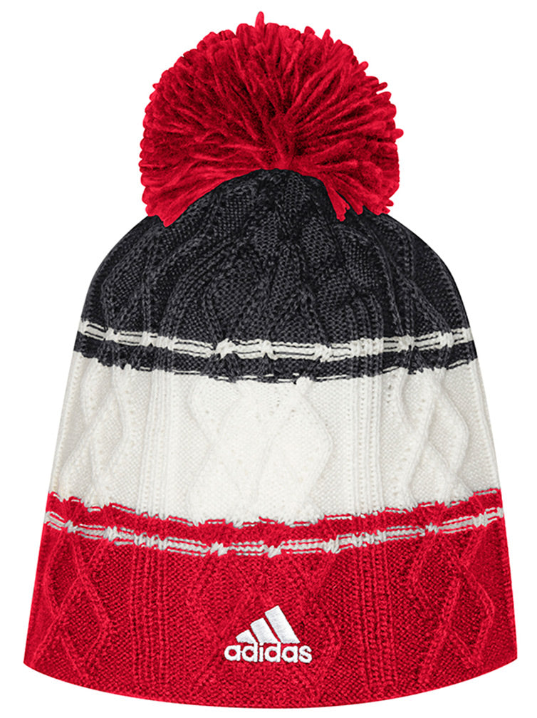 Adidas Nebraska Ladies Colorblock Knit Pom