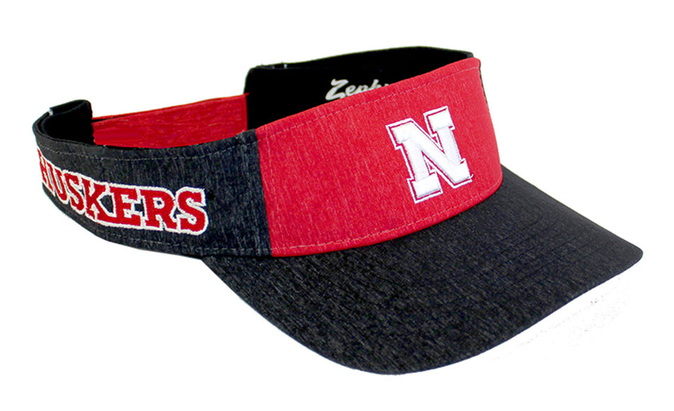 N Huskers Zephyr Visor