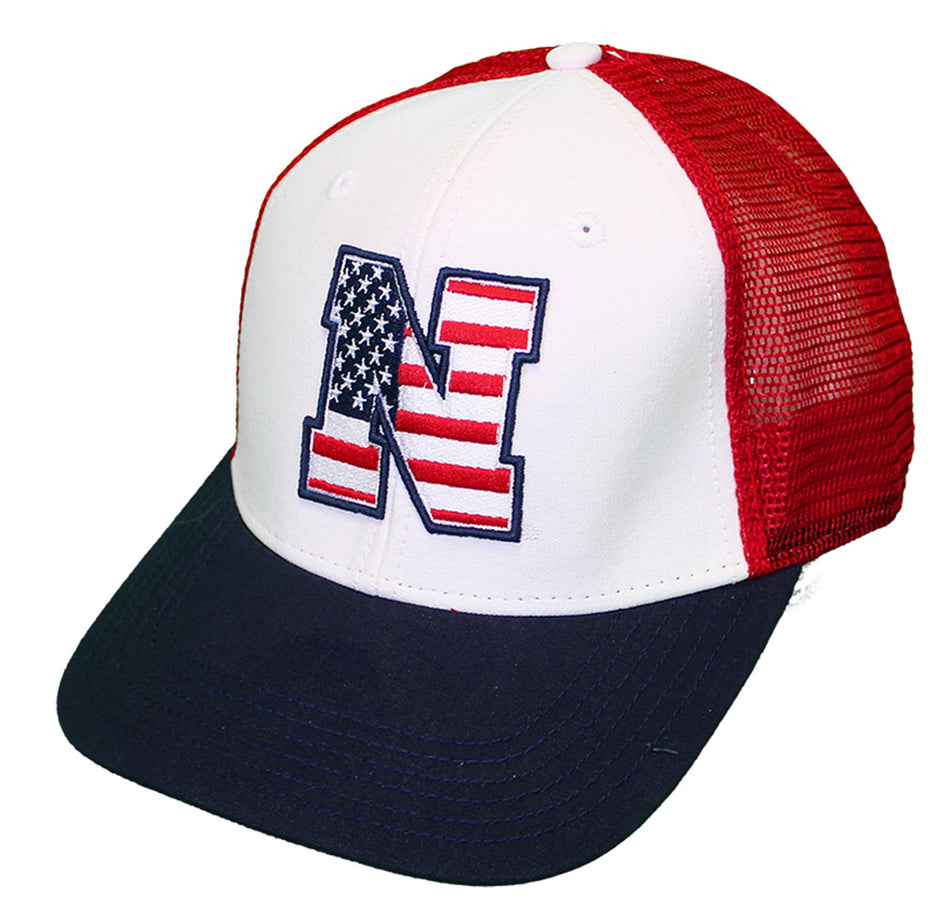 Stars and Stripes Iron N Trucker Hat