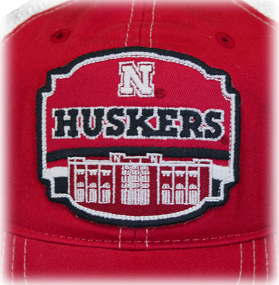 Huskers Memorial Stadium Patch Hat