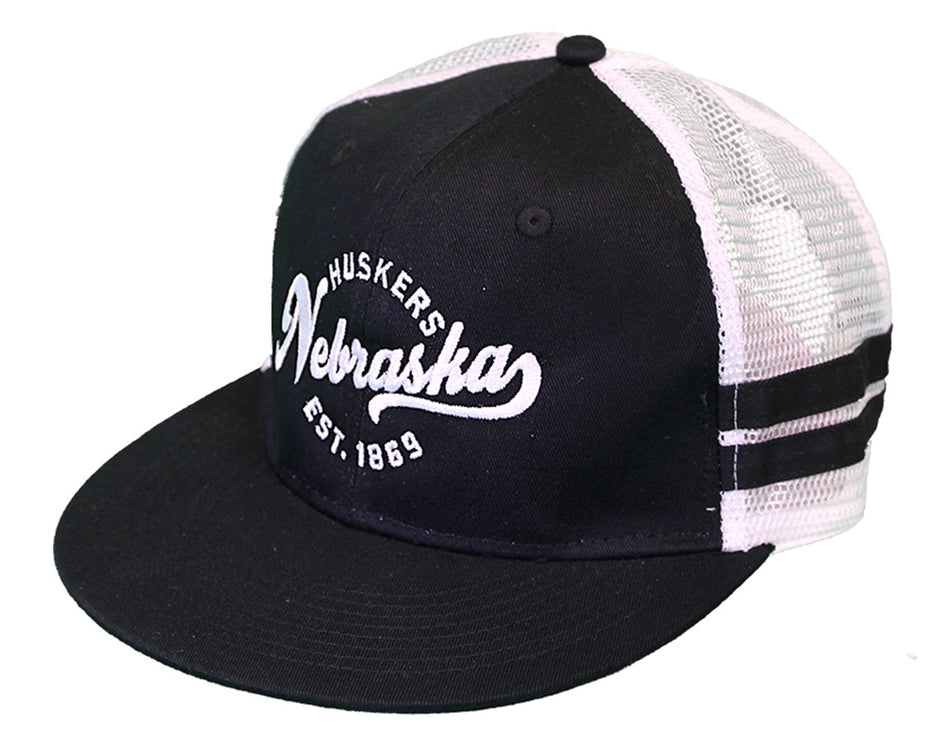 Huskers Chino Tailsweep Flat Brim