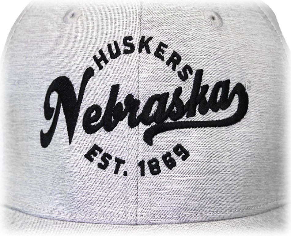 Huskers Heather Cotton Structured Hat