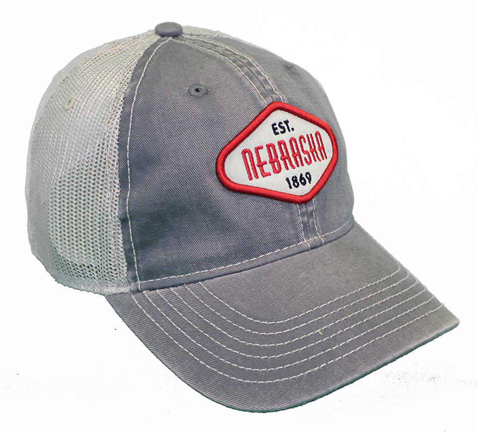 Est. 1869 Stormy Tea Stained Mesh Rhombus Hat