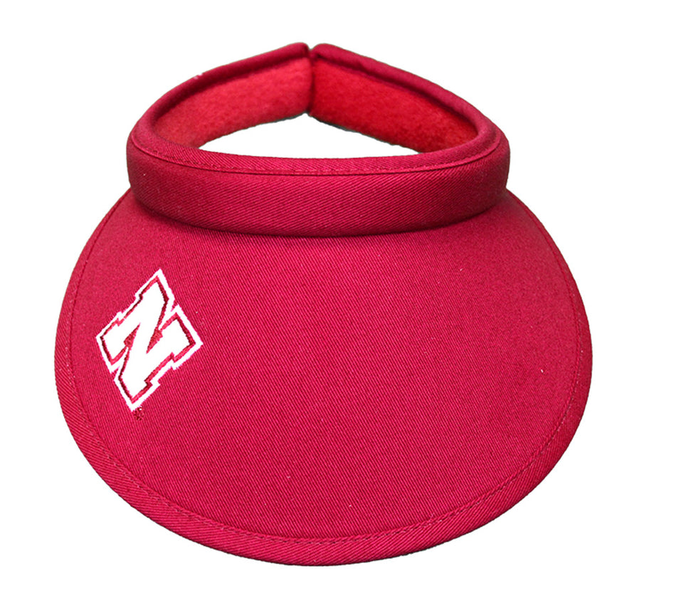Nebraska Ladies Twill Slide-On Visor