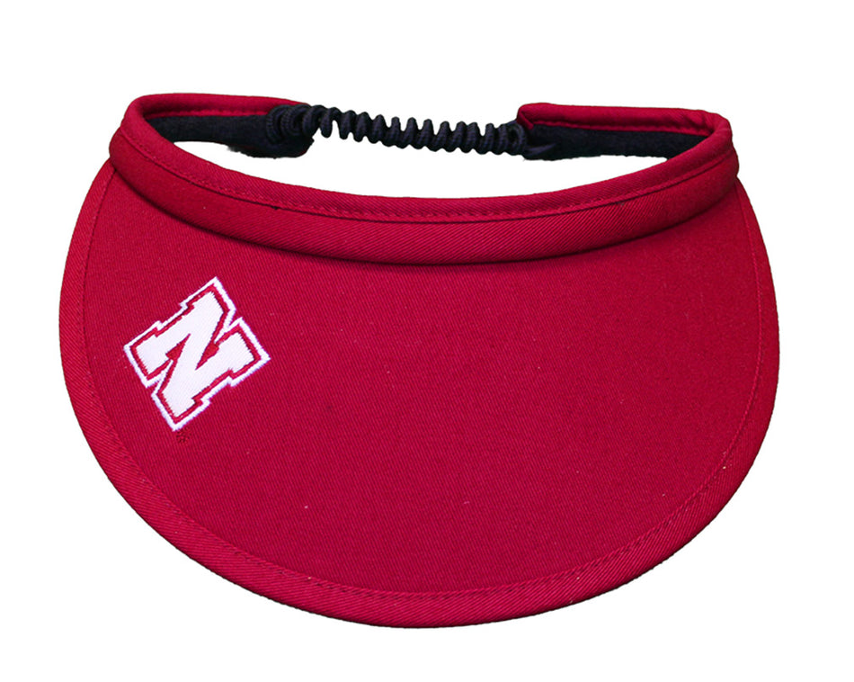 Womens Bungee Cord Nebraska Visor