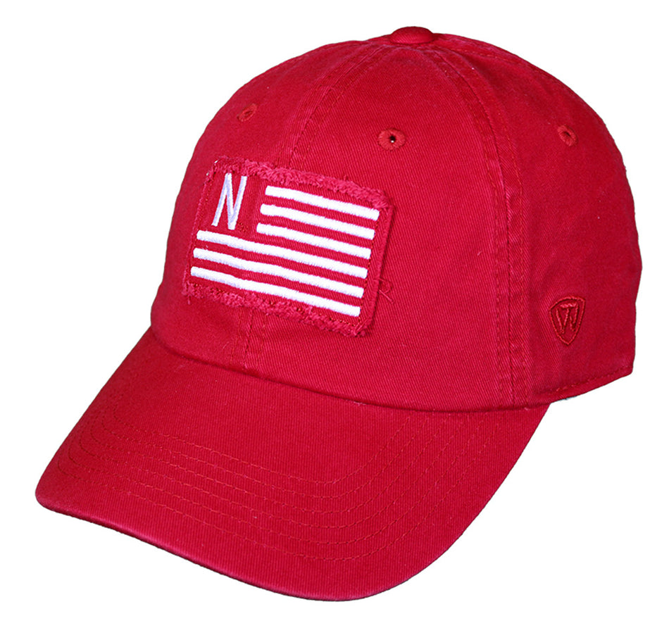 Huskers Patch Flag Slouch Lid