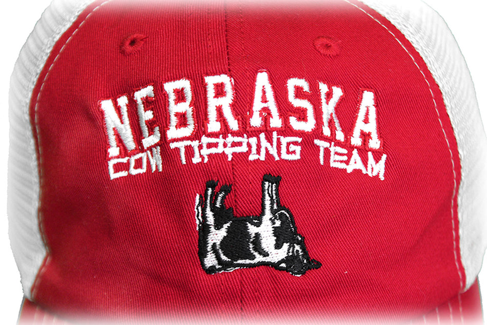 Nebraska Cow Tipping Team Cap - Red