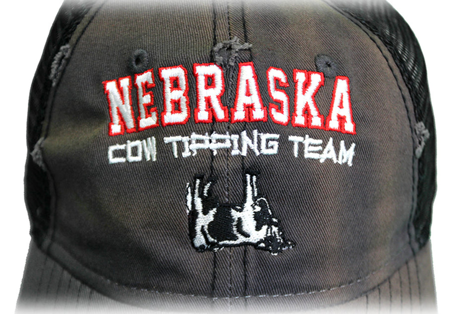 Nebraska Cow Tipping Team Cap - Black
