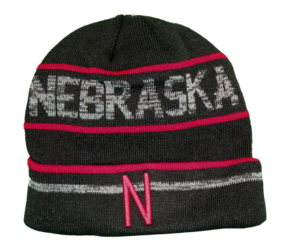 Nebraska Huskers Effect Cuff Knit Beanie