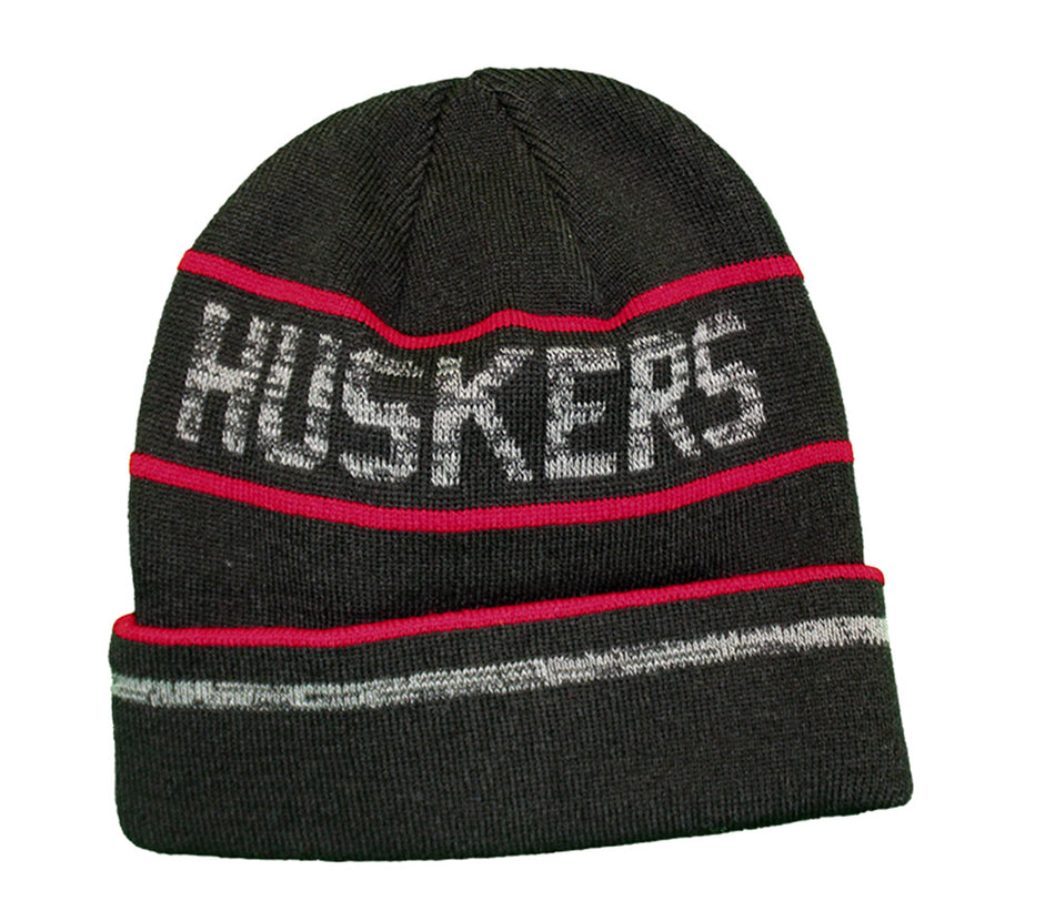 Nebraska Huskers Effect Cuff Knit Beanie