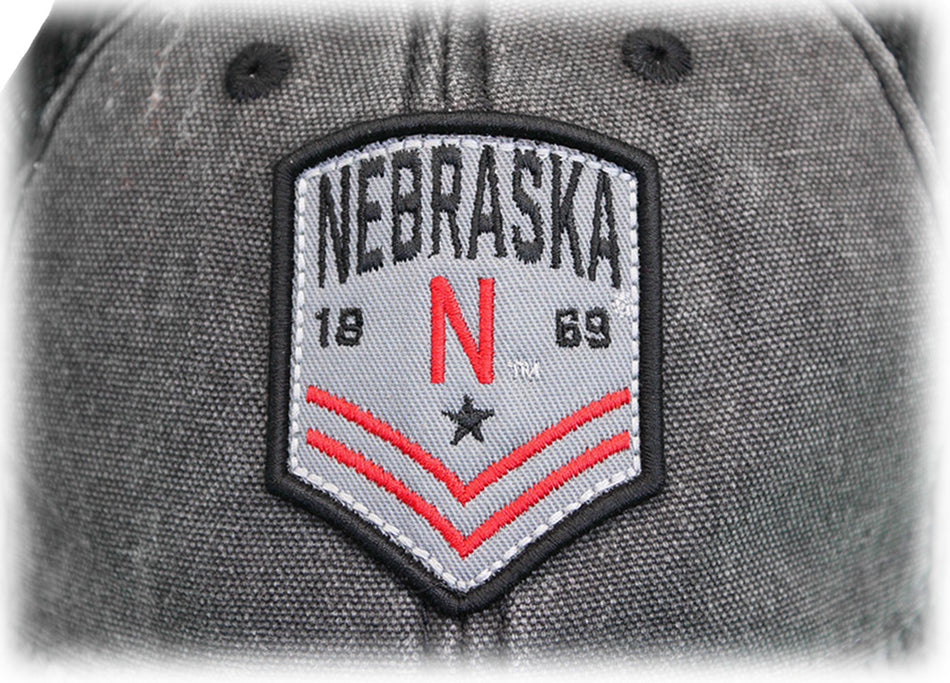 Huskers Sergeant Patch Trucker