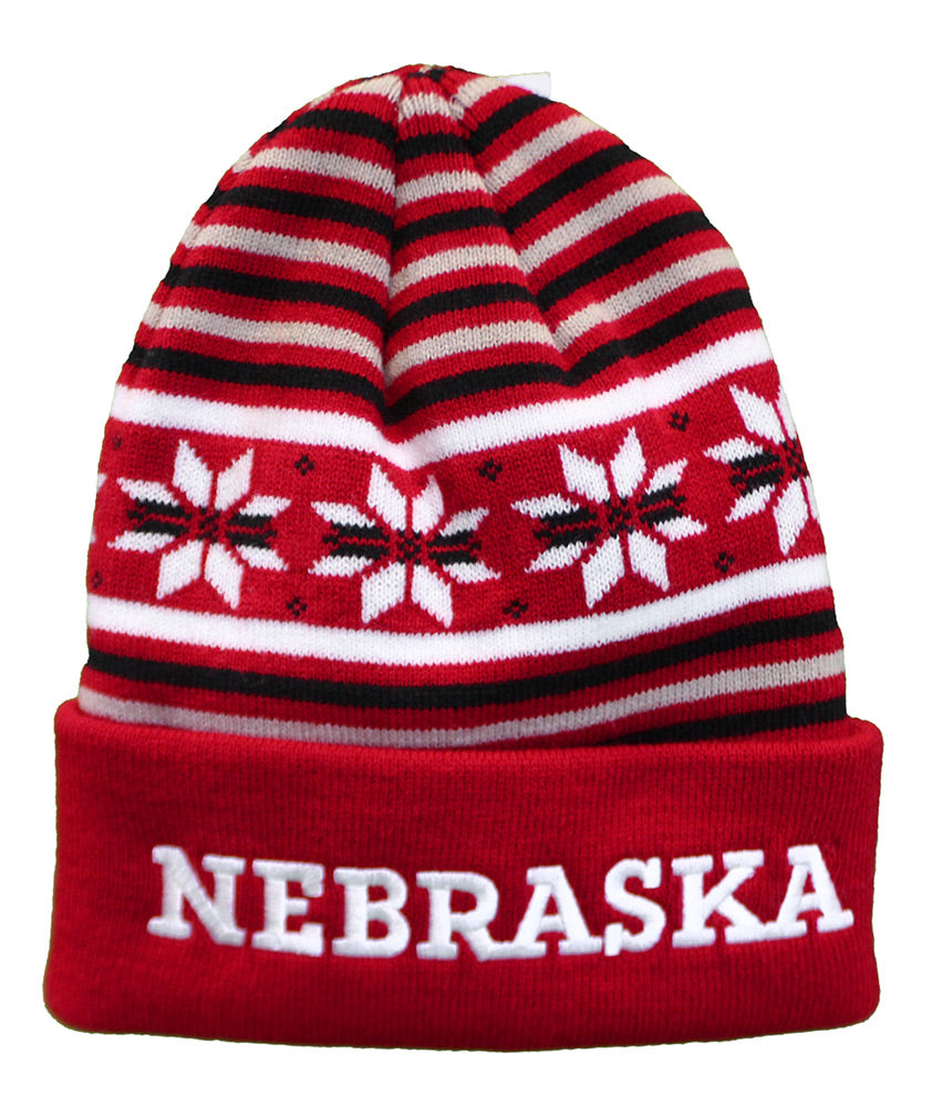 Adidas Nebraska Frost Cuffed Beanie
