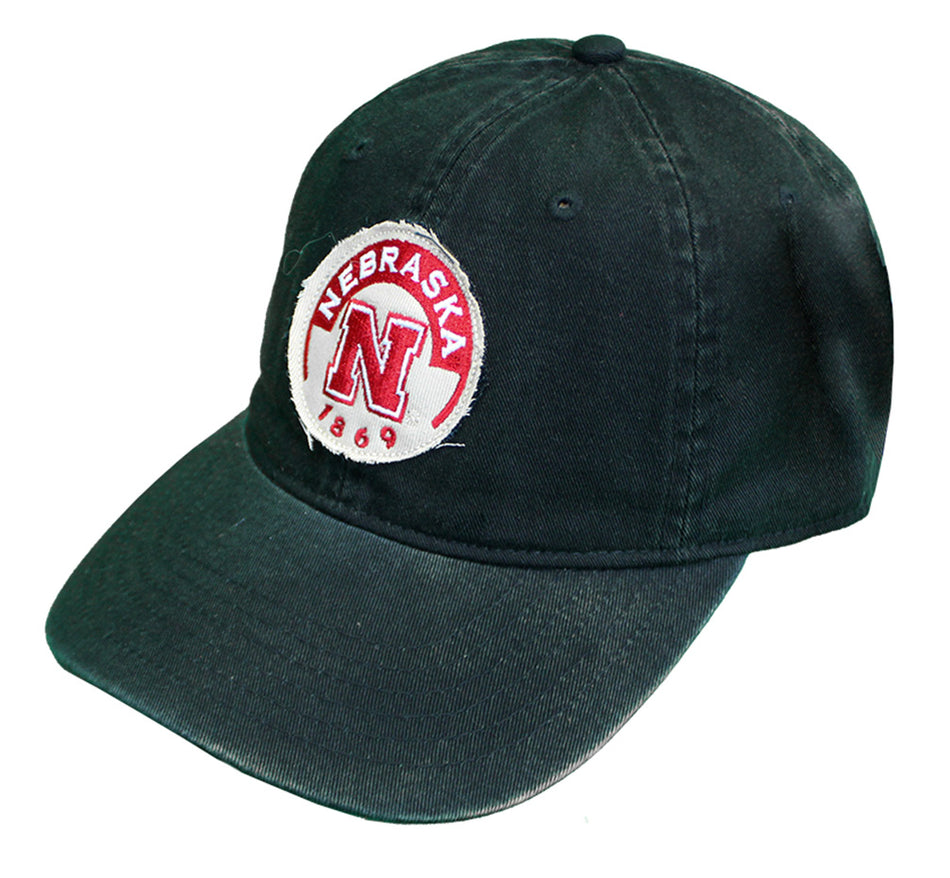 Nebraska 1869 Patch Twill - Black