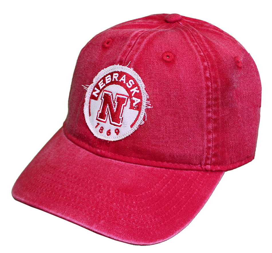 Nebraska 1869 Patch Twill - Red