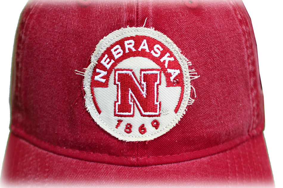 Nebraska 1869 Patch Twill - Red