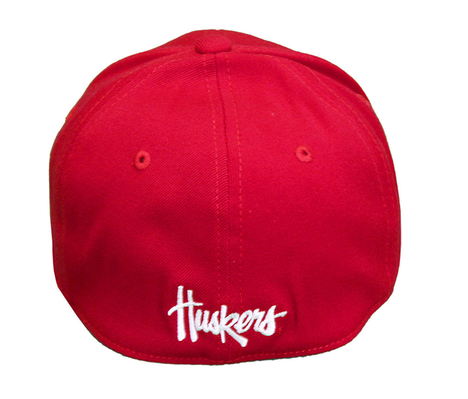 Memory Fit Skinny N Huskers Hat - Red