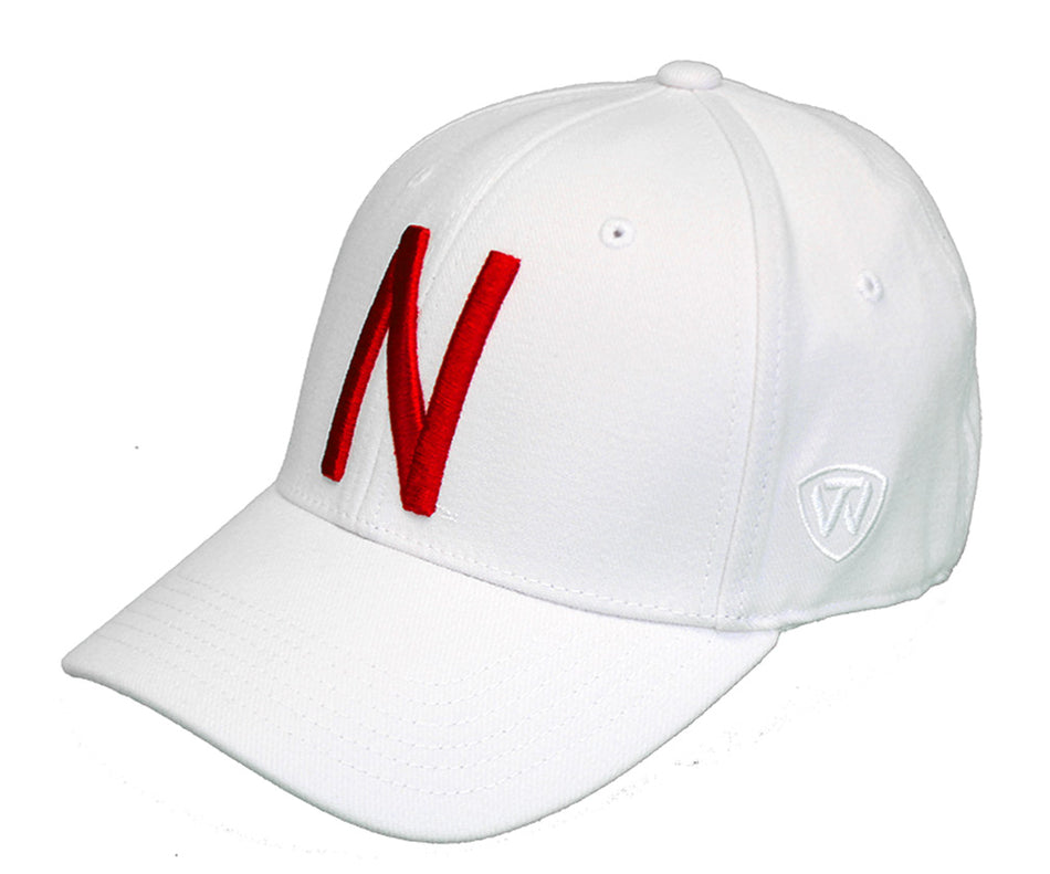 Memory Fit Skinny N Huskers Hat - White