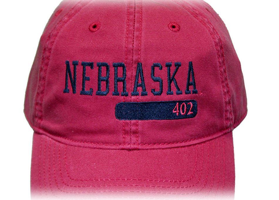 Nebraska Twill 402 Legacy Cap - Red