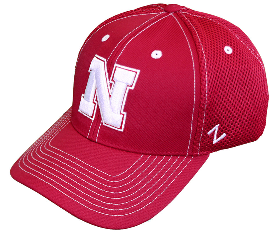 Nebraska N Poly Fitted Cap
