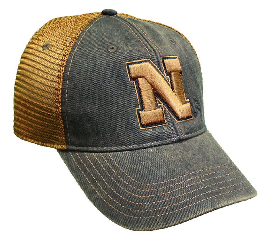 Nebraska Copper Stitched Mesh Back