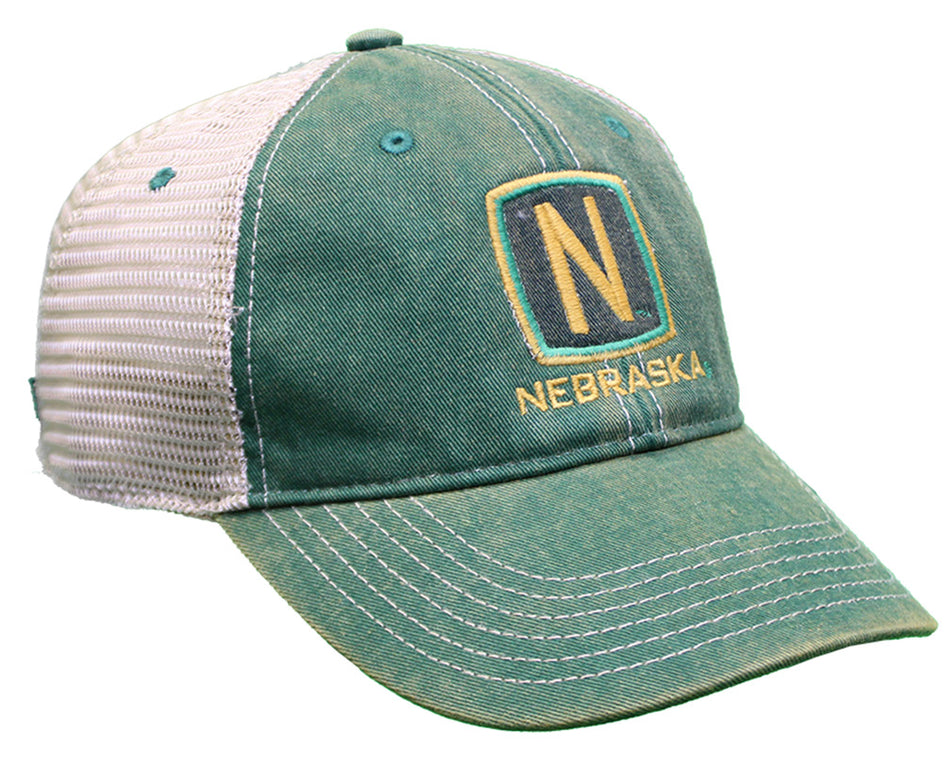 John Deere Nebraska Old Favorite Trucker - Green