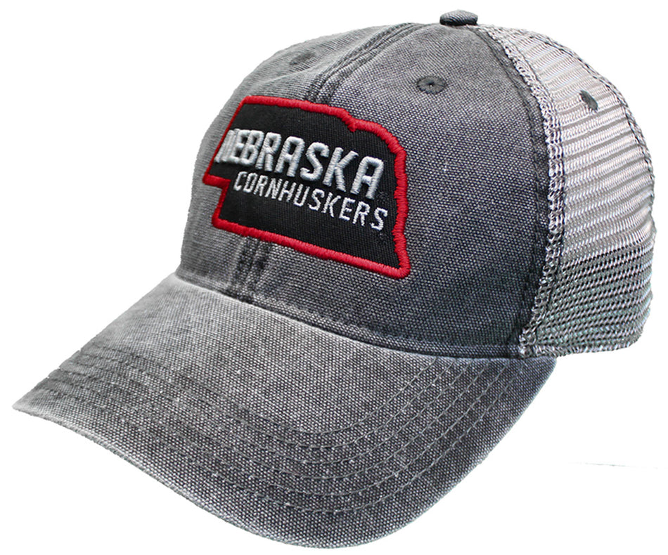 Cornhuskers Dashboard Trucker Cap - Black