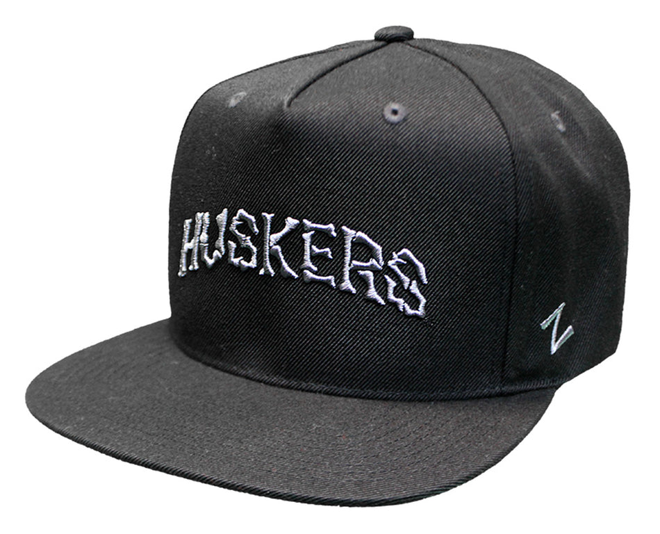 Huskers Skeletor Flatbill Snapback