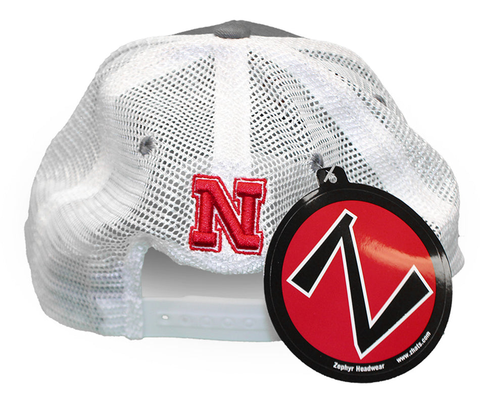 Huskers Upfront Mesh Trucker Hat