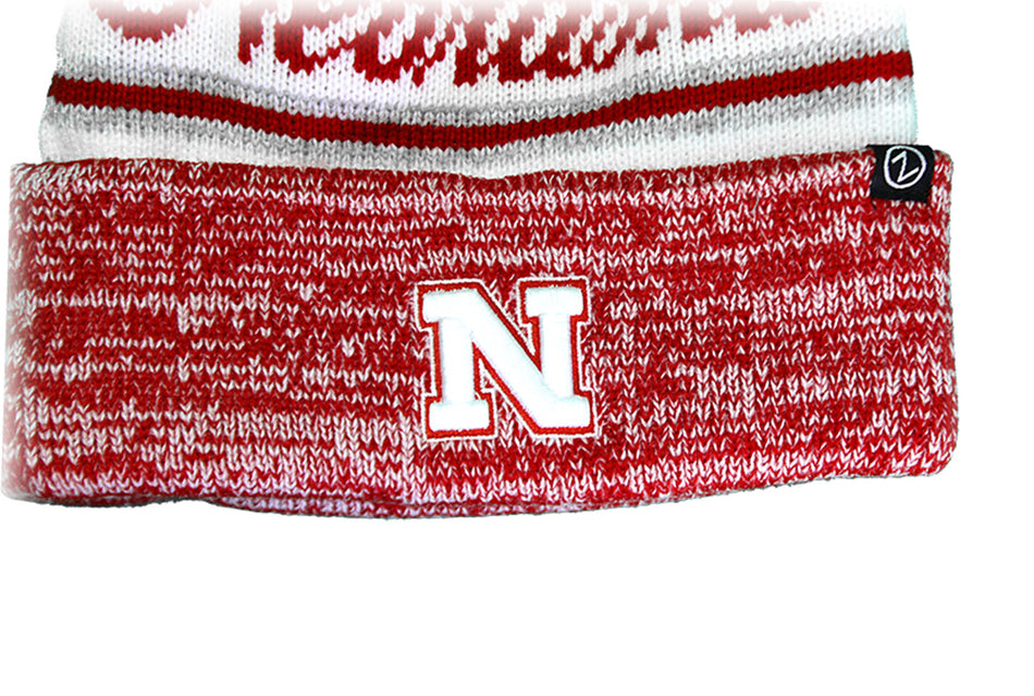 Nebraska Gals Oversized Pom Knit
