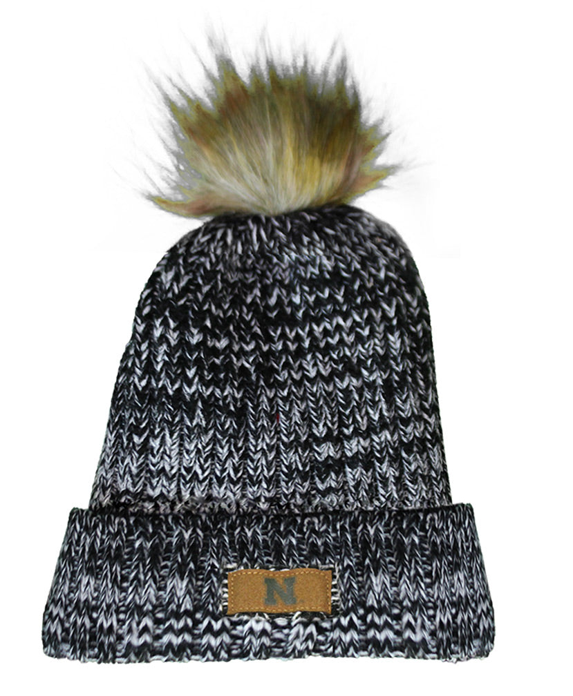 Nebraska Gracie Fur Pom Knit