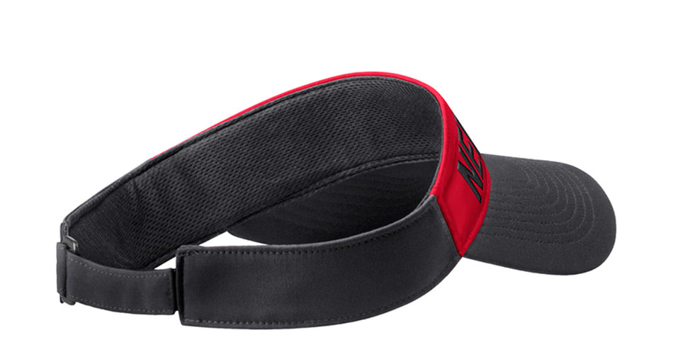 Adidas Black N Red Sideline Visor
