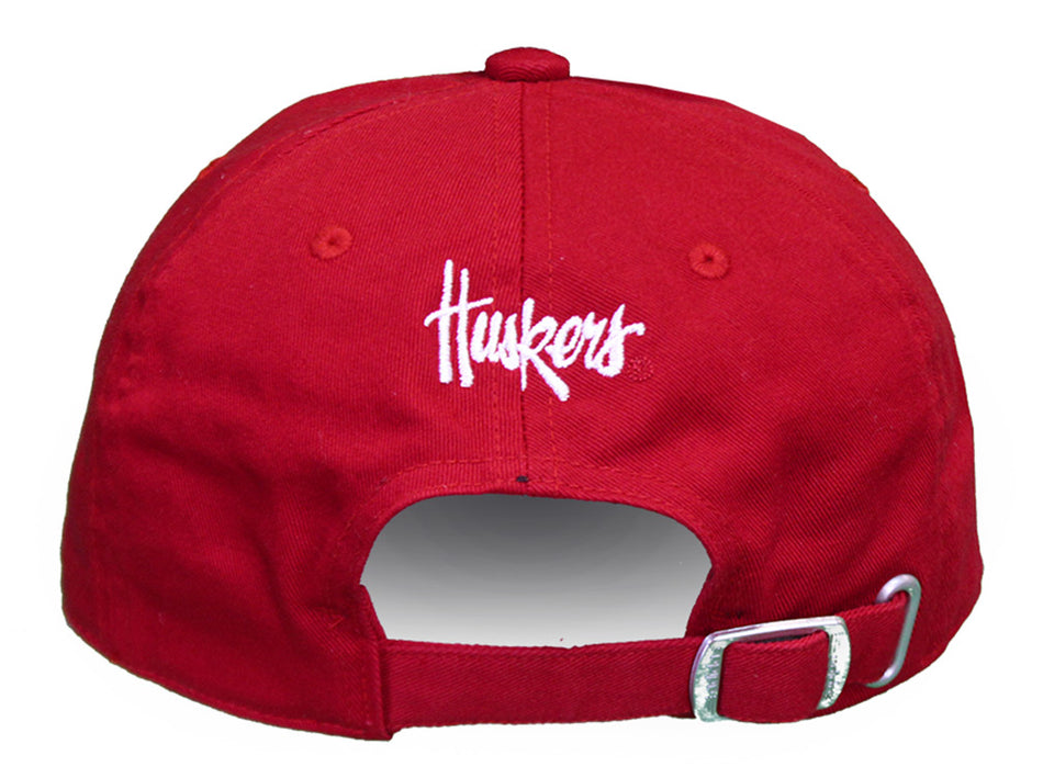 Adidas Nebraska Basketball Slouch Cap - Red