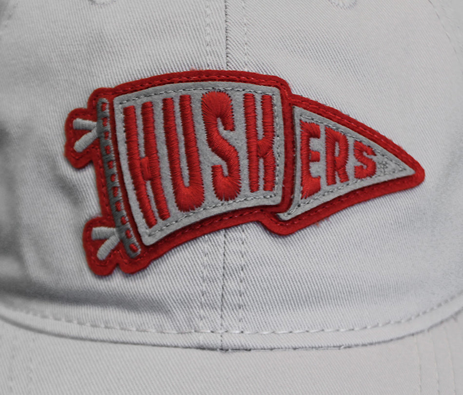 Womens Silver Huskers Pennant Hat
