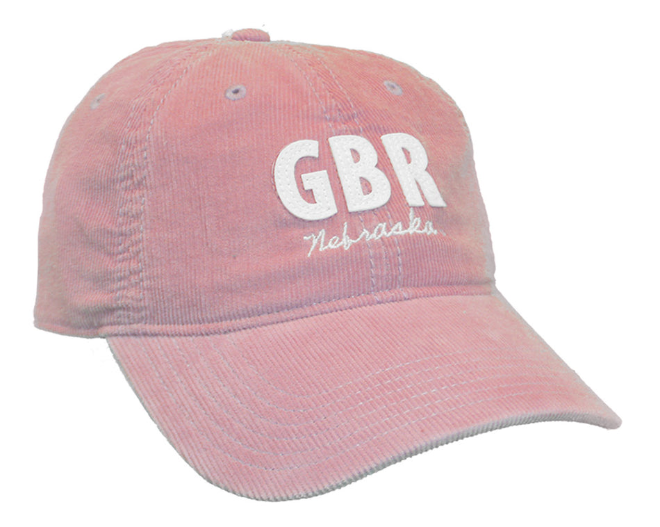 Nebraska Gals Dusty Rose GBR Corduroy Cap