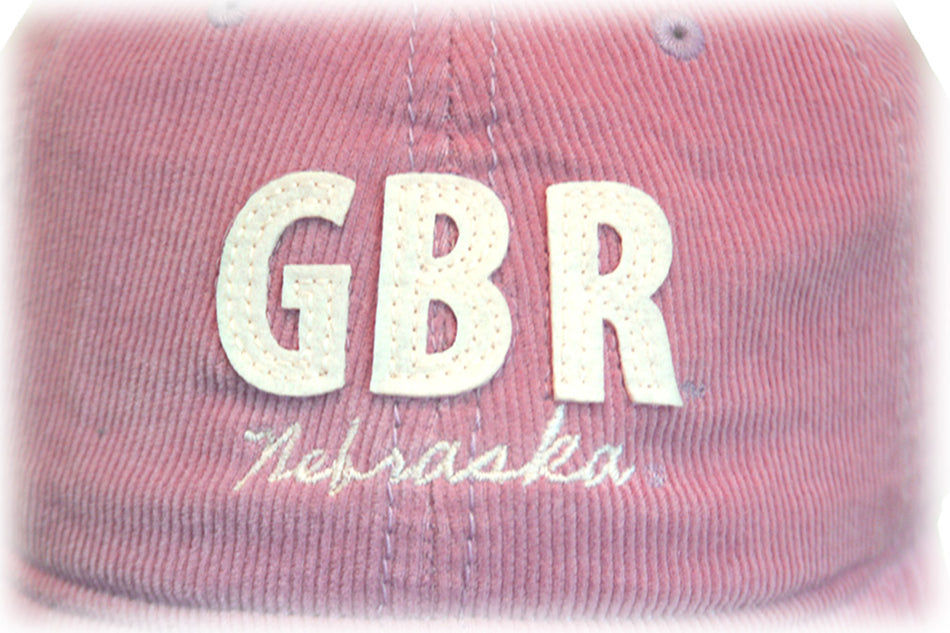 Nebraska Gals Dusty Rose GBR Corduroy Cap