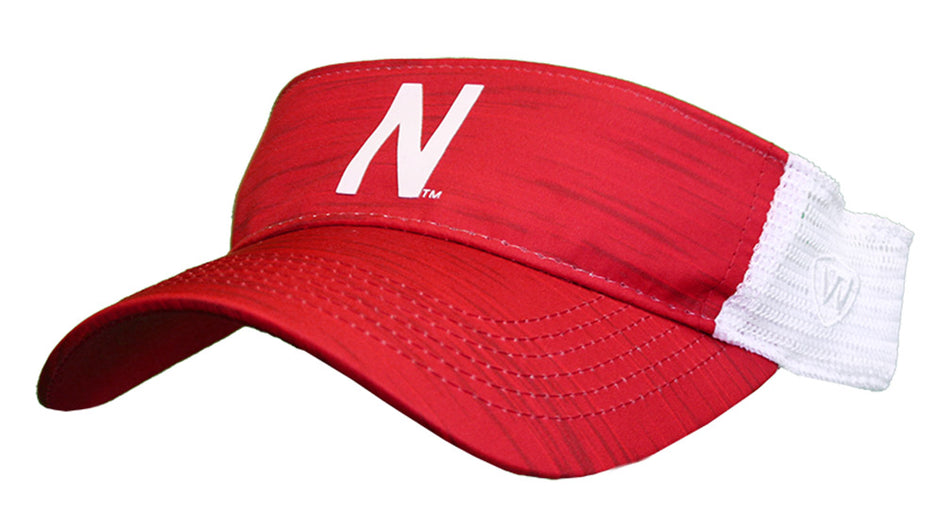 Huskers Skinny N Snapback Visor