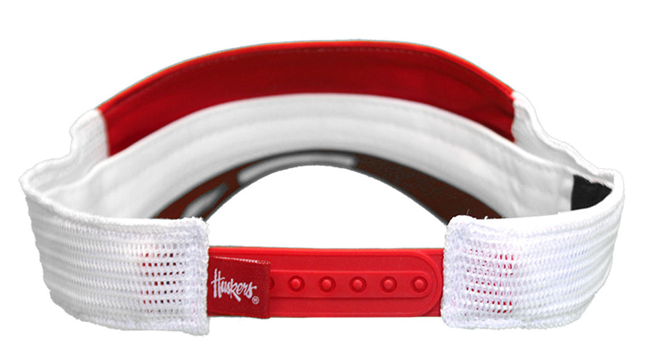 Huskers Skinny N Snapback Visor