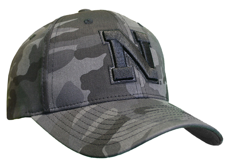 Nebraska N Waco Camo Snapback