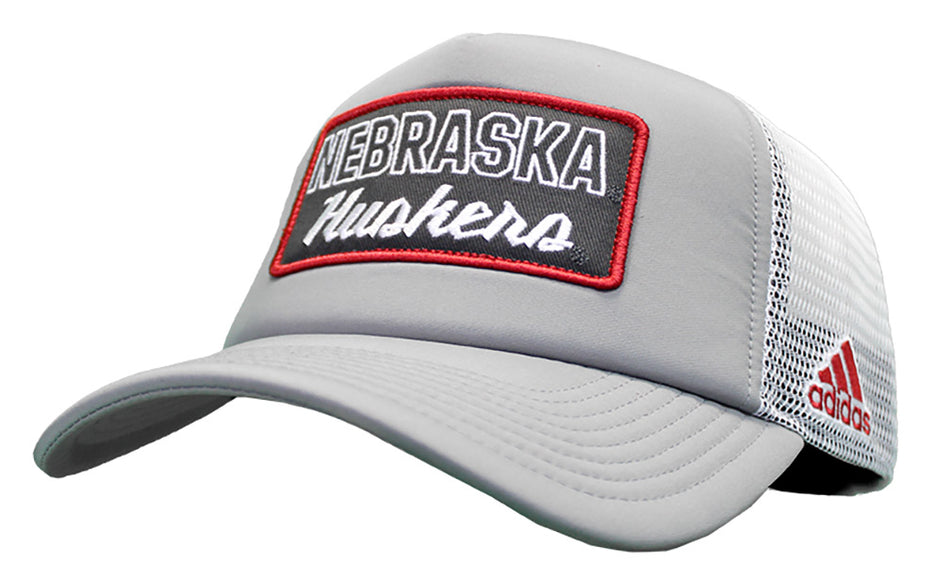 Adidas Nebraska Huskers Foam Trucker Hat
