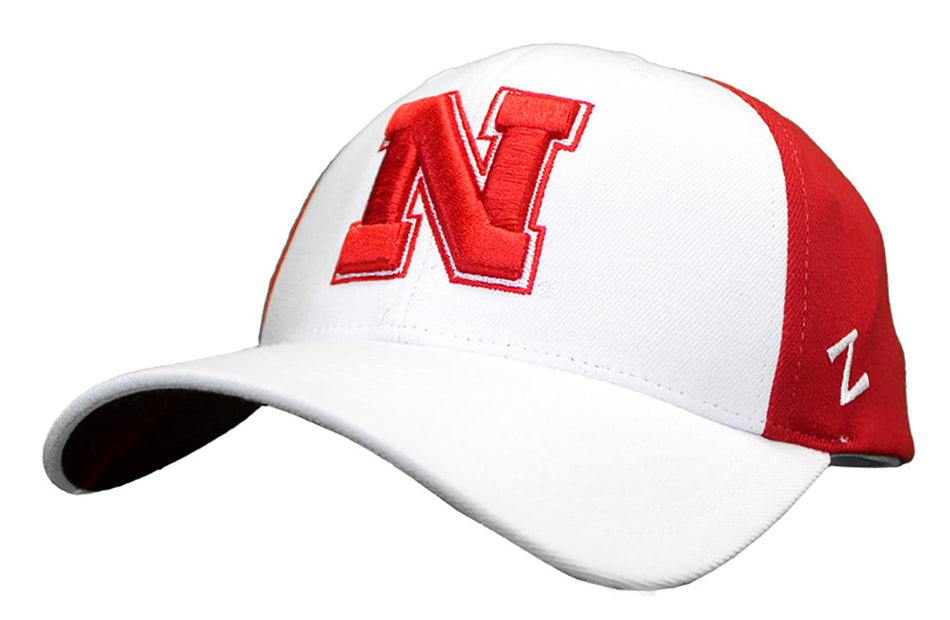 Nebraska Red N White Zfit Cap