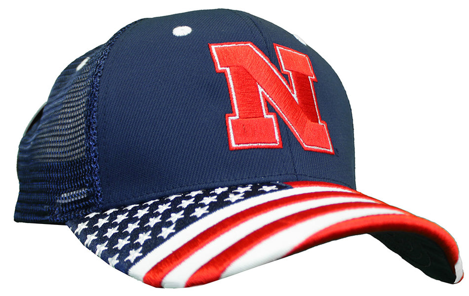 Husker Patriot Snapback Trucker