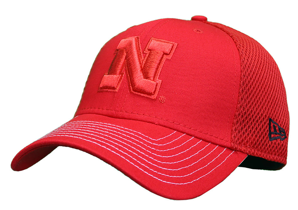 Nebraska New Era Fitted Meshback Trucker