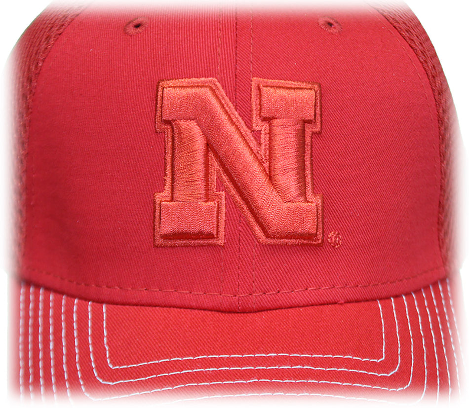 Nebraska New Era Fitted Meshback Trucker