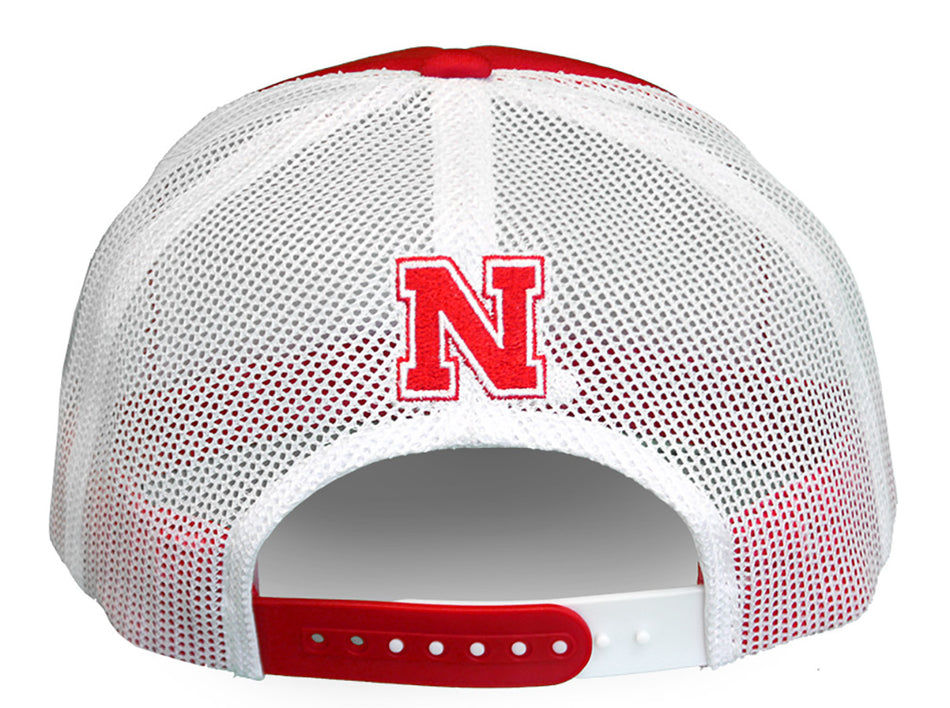 Adidas Nebraska Huskers Foam Flatbill