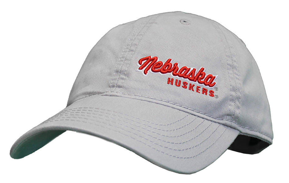 Womens Silver Nebraska Husker Cap