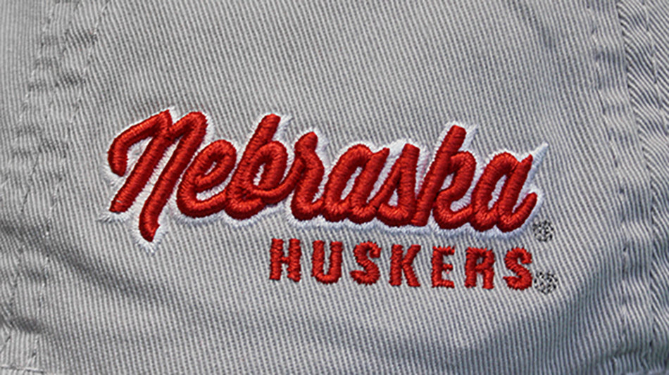 Womens Silver Nebraska Husker Cap