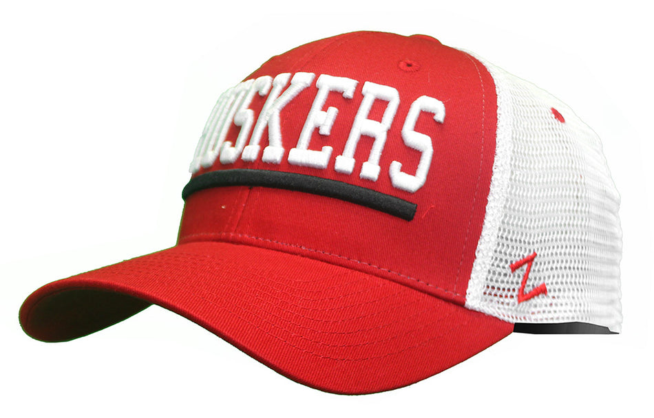 Huskers Upfront Adjustable Trucker